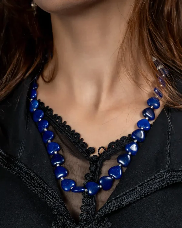 Collier Médaillon Doré aux Perles
